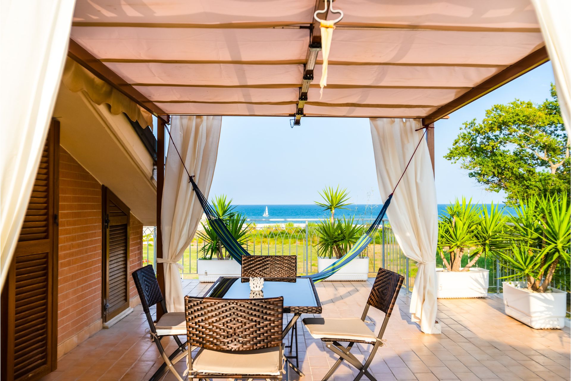 Sea view from the beachfront loft by Marche Full Experience