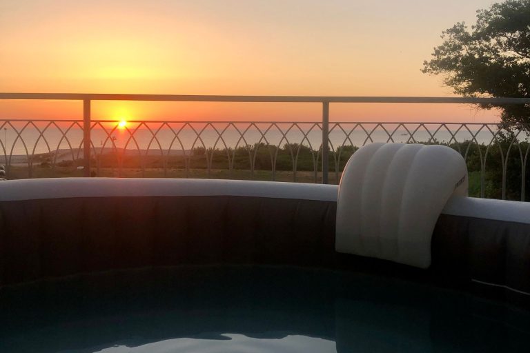 Private jacuzzi – seaside accommodation in Le Marche Italy