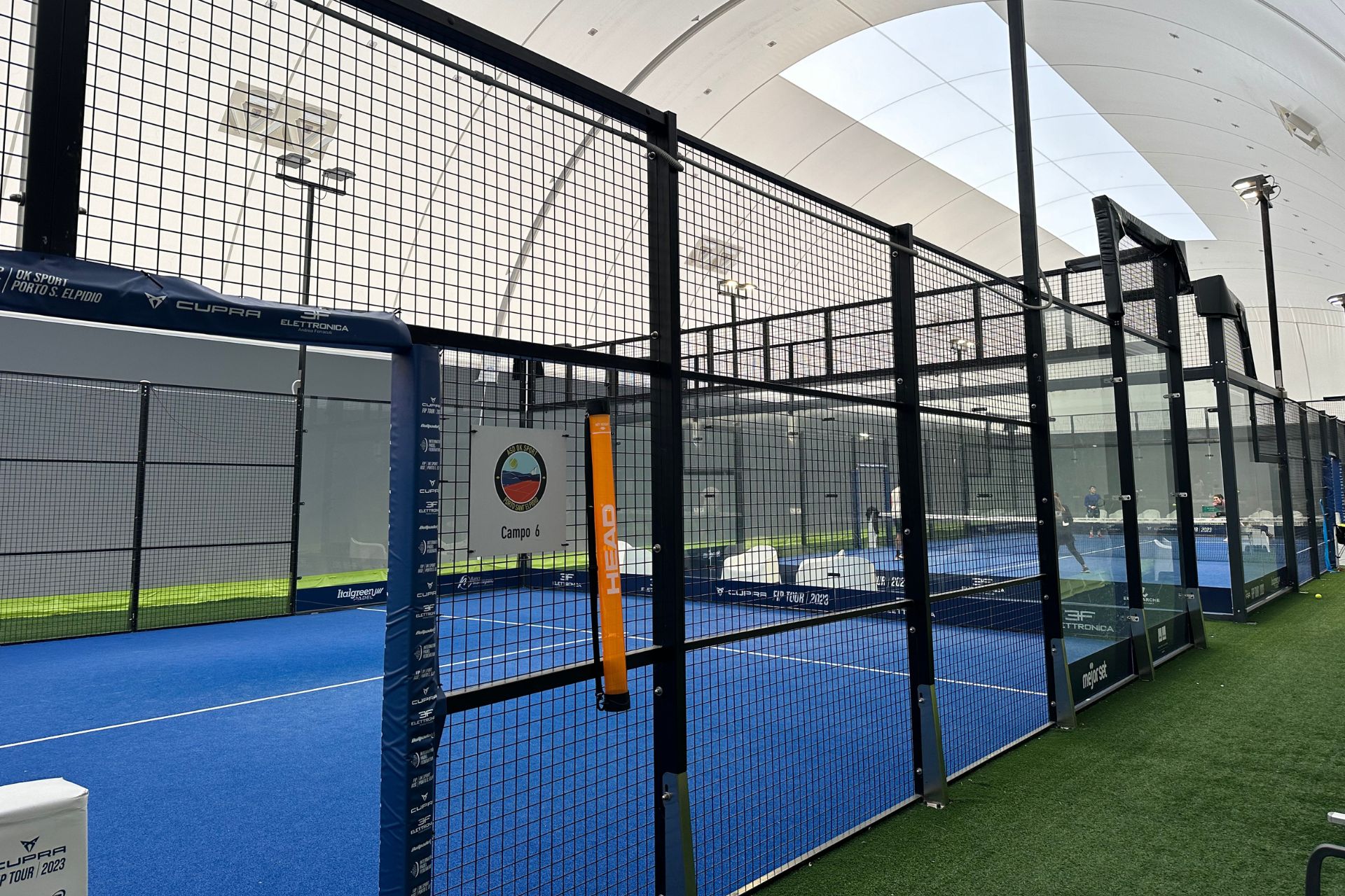 Padel court – sport facility in Le Marche Italy stay